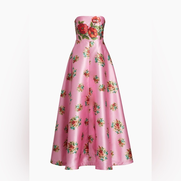 Aston Studio Audrey Floral Strapless Fit & Flare Maxi Dress - Picture 1 of 9